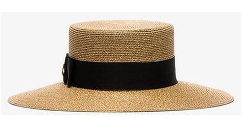 Gucci straw hat with bee